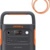Jackery Explorer 2000 v2 Portable Power Station with Car Charging Cable, 2042Wh LiFePO4 Battery, 2200W Solar Generator