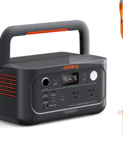 Jackery Explorer 500 v2 Portable Power Station and 102W Fast Charger, 512Wh LiFePO4 Battery, 500W AC/1000W Peak