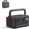 Jackery Explorer 500 v2 Portable Power Station with Carrying Bag, 512Wh LiFePO4 Battery, 500W AC/1000W Peak, Solar Generator