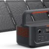 Jackery Explorer 500 v2 Solar Generator and 100W Solar Panel, 512Wh LiFePO4 Battery, 500W AC/1000W Peak, Solar Generator