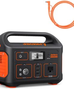 Jackery Portable Power Station Explorer 500 and 16.4 Ft Extension Cable, 518Wh Solar Generator Lithium Battery Pack