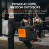 Jackery ‎JE-2000D Explorer 2000 v2 Portable Power Station, 2042Wh LiFePO4 Home Backup Battery, 2200W Solar Generator