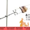 KANKA Rotisserie Grill Kit – Heavy Duty Portable Spit Roaster with Electric Motor – Works with Fire Pits, Campfires, Charcoal & Gas Grills – 22LB Capacity, Stainless Steel - Includes Carrying Bag KANKA Rotisserie Grill Kit – Heavy Duty Portable Spit Roaster with Electric Motor – Works with Fire Pits, Campfires, Charcoal & Gas Grills – 22LB Capacity, Stainless Steel - Includes Carrying Bag
