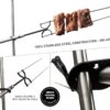 KANKA Rotisserie Grill Kit – Heavy Duty Portable Spit Roaster with Electric Motor – Works with Fire Pits, Campfires, Charcoal & Gas Grills – 22LB Capacity, Stainless Steel - Includes Carrying Bag KANKA Rotisserie Grill Kit – Heavy Duty Portable Spit Roaster with Electric Motor – Works with Fire Pits, Campfires, Charcoal & Gas Grills – 22LB Capacity, Stainless Steel - Includes Carrying Bag