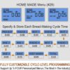 KITCHENARM 29-in-1 SMART Bread Machine with Gluten Free Setting 2LB 1.5LB 1LB Bread Maker Machine with Homemade Cycle - Stainless Steel Breadmaker with Recipes Whole Wheat Bread Making Machine
