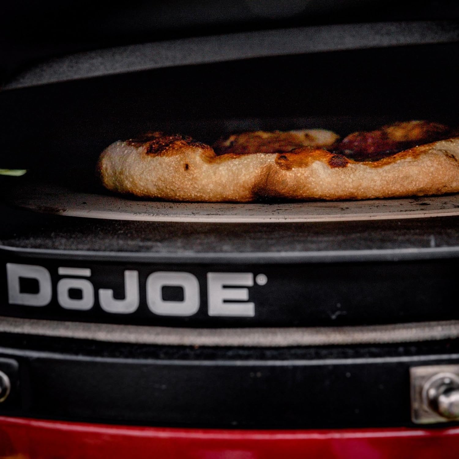 Kamado Joe DōJoe Pizza Oven Kamado Grill Accessory Insert for 18-inch Classic Joe Grills for Brick-Oven Style Food with Ceramic Stone in Black, Model KJ-DJ7 Kamado Joe DōJoe Pizza Oven Kamado Grill Accessory Insert for 18-inch Classic Joe Grills for Brick-Oven Style Food with Ceramic Stone in Black, Model KJ-DJ