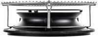 Kamado Joe SlōRoller Hyperbolic Smoke Chamber Accessory Insert with Stainless Steel Rack for Big Joe 24-inch Charcoal Grill and Smokers in Black, Model BJ-HYPER
