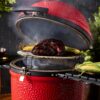Kamado Joe SlōRoller Hyperbolic Smoke Chamber Accessory Insert with Stainless Steel Rack for Big Joe 24-inch Charcoal Grill and Smokers in Black, Model BJ-HYPER Kamado Joe SlōRoller Hyperbolic Smoke Chamber Accessory Insert with Stainless Steel Rack for Big Joe 24-inch Charcoal Grill and Smokers in Black, Model BJ-HYPER