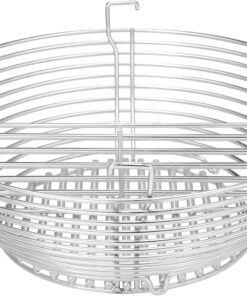 Kamado Joe Stainless Steel Charcoal Basket Grill Accessory to Create Multiple Cook Zones for All Classic Joe 18-inch Charcoal Grill and Smokers, Model KJ-MCC23