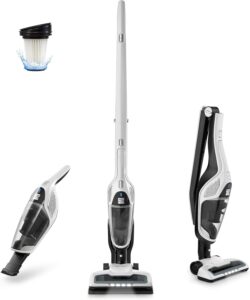Kenmore 200 Series DS2000 Cordless Stick Vacuum Lightweight Cleaner 2-Speed Power Suction LED Headlight 2-in-1 Handheld for Hardwood Floor, Low Pile Carpet & Pet Hair