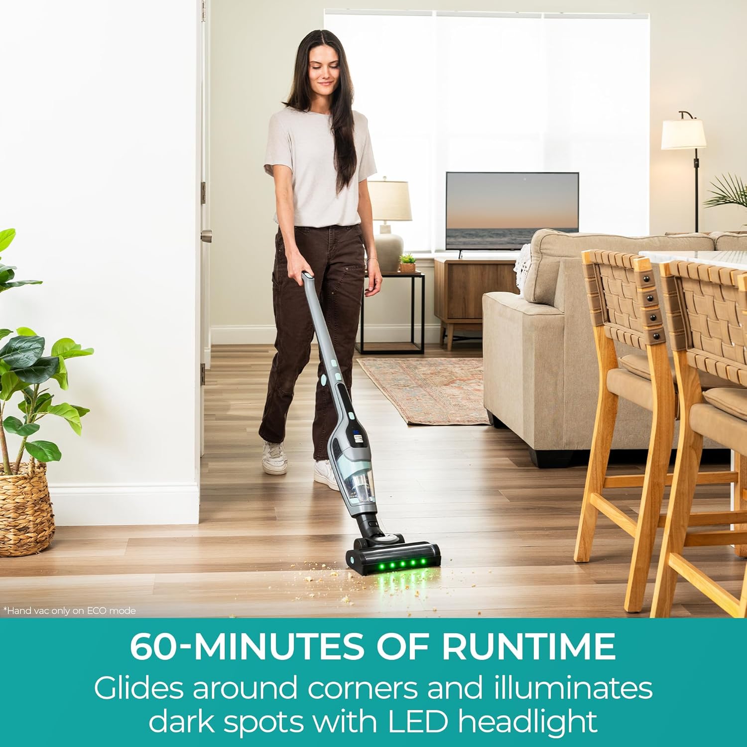 Kenmore 200 Series DS2010 Cordless Stick Vacuum Lightweight Cleaner 2-Speed Power Suction LED Headlight 2-in-1 Handheld for Hardwood Floor, Carpet & Pet Hair1 Kenmore 200 Series DS2010 Cordless Stick Vacuum Lightweight Cleaner 2-Speed Power Suction LED Headlight 2-in-1 Handheld for Hardwood Floor, Carpet & Pet Hair