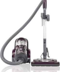 Kenmore 22614 Pet Friendly Lightweight Bagless Compact Canister Vacuum with Pet Powermate, HEPA, Extended Telescoping Wand, Retractable Cord and 2 Cleaning Tools-Purple
