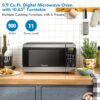 Kenmore Countertop Microwave, 6 Auto-Preset Menus, Child Lock, Defrost & Express Cooking Features, 900 Watt, .9 Cu Ft, Stainless Steel Kenmore Countertop Microwave, 6 Auto-Preset Menus, Child Lock, Defrost & Express Cooking Features, 900 Watt, .9 Cu Ft, Stainless Steel