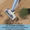 Kenmore DS1020 16V Cordless Stick Vacuum Lightweight 2-in-1 Handheld, LED Headlight with 2-Speed Power Control for Hardwood Floor, Carpet & Pet Hair, 16 Volts, Gray-Blue Kenmore DS1020 16V Cordless Stick Vacuum Lightweight 2-in-1 Handheld, LED Headlight with 2-Speed Power Control for Hardwood Floor, Carpet & Pet Hair, 16 Volts, Gray-Blue