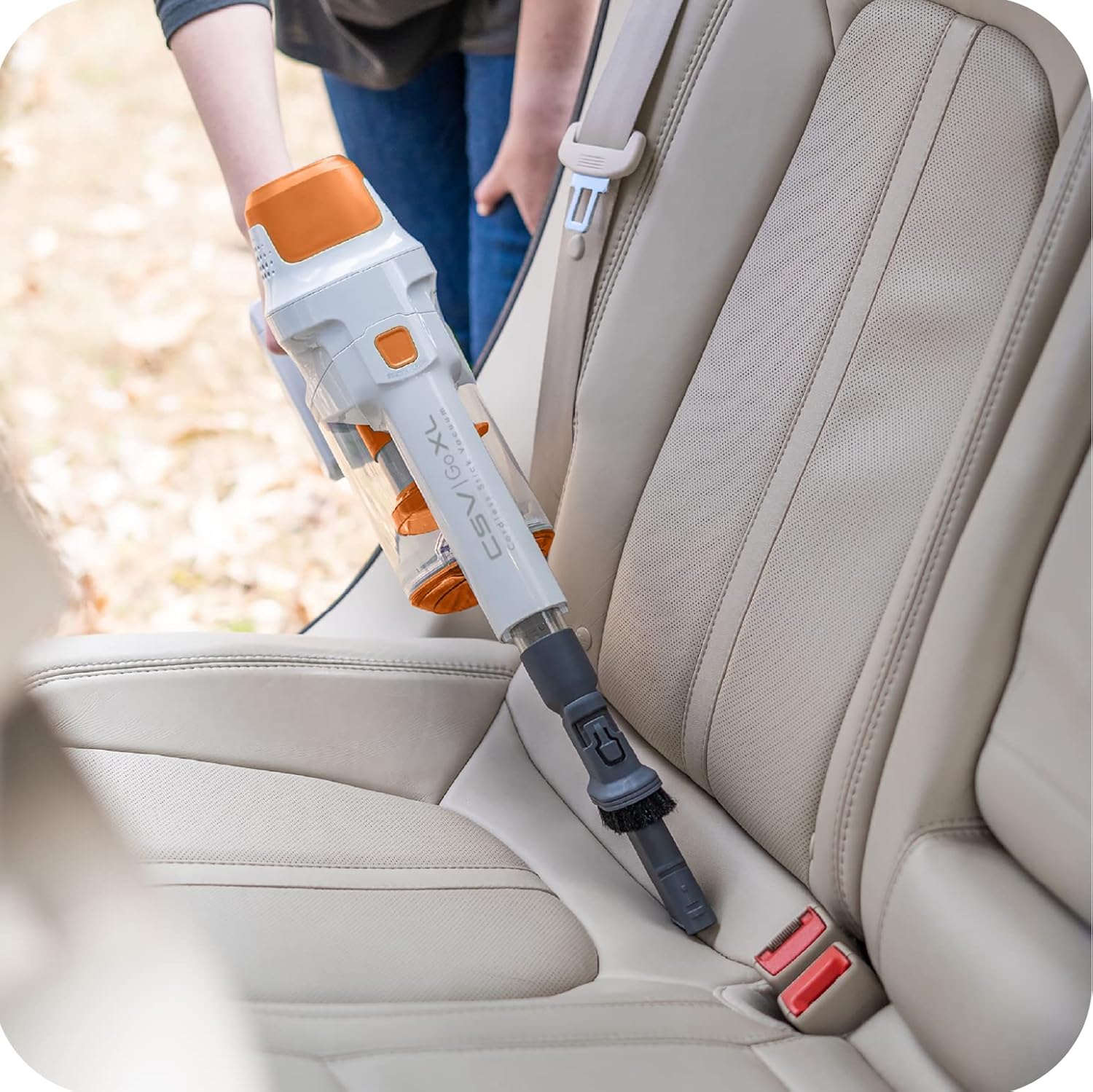 Kenmore DS4030 21.6V Cordless Stick Vacuum with EasyReach Wand, Lightweight Cleaner with 2-Speed Power Control, LED Headlight, Converts to Handheld for Hardwood Floors, Carpet & Pet Hair, Orange13 Kenmore DS4030 21.6V Cordless Stick Vacuum with EasyReach Wand, Lightweight Cleaner with 2-Speed Power Control, LED Headlight, Converts to Handheld for Hardwood Floors, Carpet & Pet Hair, Orange