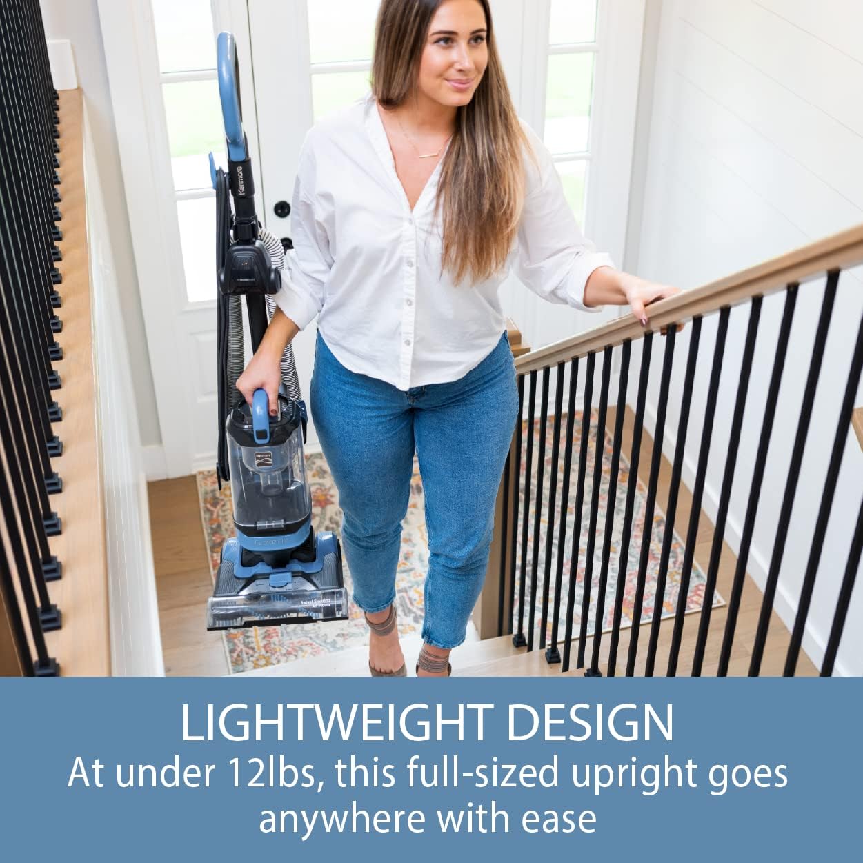 Kenmore DU1040 Bagless Upright Vacuum Lightweight Cleaner with 4 Height Adjustment, Pet HandiMate 2 Cleaning Tools for Carpet, Hard Floor and Dog Hair, Blue7 Kenmore DU1040 Bagless Upright Vacuum Lightweight Cleaner with 4 Height Adjustment, Pet HandiMate 2 Cleaning Tools for Carpet, Hard Floor and Dog Hair, Blue