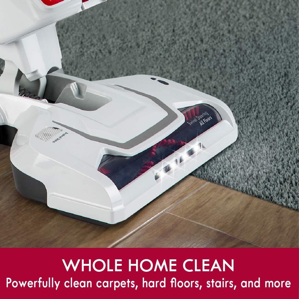 Kenmore DU2015 Bagless Upright Vacuum Lightweight Carpet Cleaner with 10’Hose, HEPA Filter, 4 Cleaning Tools for Pet Hair, Hardwood Floor, Red1 Kenmore DU2015 Bagless Upright Vacuum Lightweight Carpet Cleaner with 10’Hose, HEPA Filter, 4 Cleaning Tools for Pet Hair, Hardwood Floor, Red