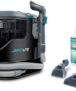 Kenmore KW2001.01 Upgrade SpotLite Portable Carpet Spot Cleaner & Pet Stain Remover, 17Kpa Powerful Suction with Versatile Tools for Upholstery, Couches, Car and Auto Detailer, Black