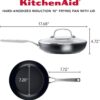 KitchenAid Hard Anodized Induction Nonstick Frying Pan Set With Tempered Lids, 4-Piece - 10 & 12 Inch – Durable, Even Heating, Oven Safe to 500°F, Dishwasher Safe, Easy-Clean KitchenAid Hard Anodized Induction Nonstick Frying Pan Set With Tempered Lids, 4-Piece - 10 & 12 Inch – Durable, Even Heating, Oven Safe to 500°F, Dishwasher Safe, Easy-Clean