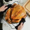 KitchenAid Hard Anodized Roasting Pan/Roaster with Removable Rack, 13 Inch x 15.75 Inch - Matte Black KitchenAid Hard Anodized Roasting Pan/Roaster with Removable Rack, 13 Inch x 15.75 Inch - Matte Black