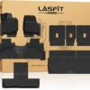 LASFIT Floor Mat&Cargo Backrest Mat for (ONLY Fit 7 Seats Standard) Ford 2025 2026 Expedition & Lincoln Navigator(only fit 2row Bucket seat),Fit 100% TPE Easy Clean Floor Liners,Full Set,Black