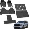 LASFIT Floor Mat&Cargo Backrest Mat for (ONLY Fit 7 Seats Standard) Ford 2025 2026 Expedition & Lincoln Navigator(only fit 2row Bucket seat),Fit 100% TPE Easy Clean Floor Liners,Full Set,Black LASFIT Floor Mat&Cargo Backrest Mat for (ONLY Fit 7 Seats Standard) Ford 2025 2026 Expedition & Lincoln Navigator(only fit 2row Bucket seat),Fit 100% TPE Easy Clean Floor Liners,Full Set,Black
