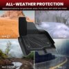 LASFIT Floor Mat&Cargo Backrest Mat for (ONLY Fit 7 Seats Standard) Ford 2025 2026 Expedition & Lincoln Navigator(only fit 2row Bucket seat),Fit 100% TPE Easy Clean Floor Liners,Full Set,Black LASFIT Floor Mat&Cargo Backrest Mat for (ONLY Fit 7 Seats Standard) Ford 2025 2026 Expedition & Lincoln Navigator(only fit 2row Bucket seat),Fit 100% TPE Easy Clean Floor Liners,Full Set,Black