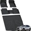 LASFIT Floor Mats and Cargo Liner for Ford Escape Hybrid 2020-2025 2026(NOT for Gasoline Models) All Weather Protector TPE Custom Fit Car Floor Liners, 1st & 2nd Row & Trunk Set, 4PCS Black LASFIT Floor Mats and Cargo Liner for Ford Escape Hybrid 2020-2025 2026(NOT for Gasoline Models) All Weather Protector TPE Custom Fit Car Floor Liners, 1st & 2nd Row & Trunk Set, 4PCS Black