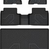 LASFIT Floor Mats and Cargo Liner for Ford Escape Hybrid 2020-2025 2026(NOT for Gasoline Models) All Weather Protector TPE Custom Fit Car Floor Liners, 1st & 2nd Row & Trunk Set, 4PCS Black LASFIT Floor Mats and Cargo Liner for Ford Escape Hybrid 2020-2025 2026(NOT for Gasoline Models) All Weather Protector TPE Custom Fit Car Floor Liners, 1st & 2nd Row & Trunk Set, 4PCS Black