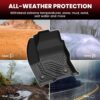 LASFIT Floor Mats for Ford Escape 2013-2019 Custom Fit All Weather Protector TPE Easy Clean Floor Liners, 1st & 2nd Row, 3PCS Black LASFIT Floor Mats for Ford Escape 2013-2019 Custom Fit All Weather Protector TPE Easy Clean Floor Liners, 1st & 2nd Row, 3PCS Black