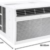 LG 14000 BTU Window Air Conditioners [2023 New] Remote Control WiFi Enabled App Ultra-Quiet Washable Filter Cools 800Sq.Ft for Large Room AC Unit air conditioner Easy Install White LW1521ERSM1