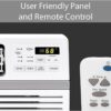 LG 14000 BTU Window Air Conditioners [2023 New] Remote Control WiFi Enabled App Ultra-Quiet Washable Filter Cools 800Sq.Ft for Large Room AC Unit air conditioner Easy Install White LW1521ERSM1