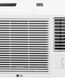 LG 7,500 BTU Window Air Conditioner with Supplemental Heat, Cools 320 Sq.Ft. (16' x 20' Room Size), Electronic Controls with Remote, 2 Cooling, Heating & Fan Speeds, Slide In-Out Chassis, 115V