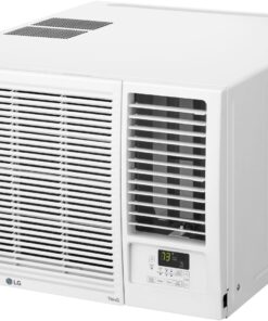 LG LW1223HR 12200 BTU Window Air Conditioner with 570 Square Feet Coverage, Quiet Operation, and LED Display (White)