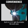 Makita FD10R1 12V max CXT Lithium-Ion Cordless1/4 in. Hex Screwdriver Kit, 2.0Ah