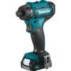 Makita FD10R1 12V max CXT Lithium-Ion Cordless1/4 in. Hex Screwdriver Kit, 2.0Ah