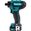 Makita FD10R1 12V max CXT Lithium-Ion Cordless1/4 in. Hex Screwdriver Kit, 2.0Ah