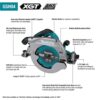 Makita GSH04Z 40V max XGT Brushless Cordless 10-1/4 in. Circular Saw with Guide Rail Compatible Base, AWS Capable (Tool Only) Makita GSH04Z 40V max XGT Brushless Cordless 10-1/4 in. Circular Saw with Guide Rail Compatible Base, AWS Capable (Tool Only)