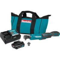 Makita RW01R1 12V max CXT 2.0 Ah Lithium-Ion Cordless 3/8 in./1/4 in. Sq. Drive Ratchet Kit