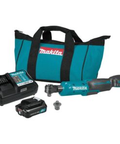Makita RW01R1 12V max CXT 2.0 Ah Lithium-Ion Cordless 3/8 in./1/4 in. Sq. Drive Ratchet Kit