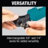 Makita RW01R1 12V max CXT 2.0 Ah Lithium-Ion Cordless 3/8 in./1/4 in. Sq. Drive Ratchet Kit