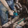 Makita RW01R1 12V max CXT 2.0 Ah Lithium-Ion Cordless 3/8 in./1/4 in. Sq. Drive Ratchet Kit