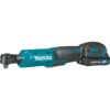 Makita RW01R1 12V max CXT 2.0 Ah Lithium-Ion Cordless 3/8 in./1/4 in. Sq. Drive Ratchet Kit
