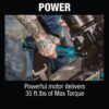 Makita RW01R1 12V max CXT 2.0 Ah Lithium-Ion Cordless 3/8 in./1/4 in. Sq. Drive Ratchet Kit