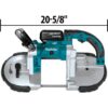 Makita XBP02TX 18V LXT 5.0Ah Lithium-Ion Cordless Portable Band Saw Kit