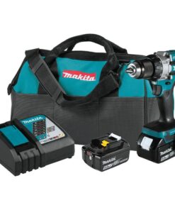 Makita XPH16T 18-Volt LXT Lithium-Ion Compact Brushless Cordless 1/2 in. Driver-Drill Kit, 5.0Ah