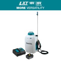 Makita XSU02SM1 18V LXT Lithium-Ion Cordless 4 Gal. Backpack Sprayer Kit (4.0Ah)