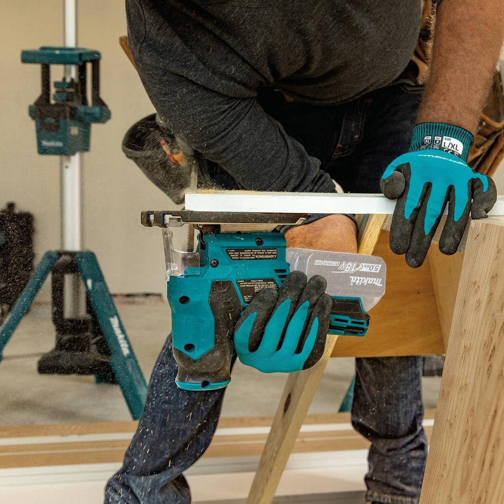 Makita XVJ05Z 18-Volt LxT Lithium-Ion Brushless Cordless Barrel Grip Jig Saw (Tool Only) Makita XVJ05Z 18-Volt LxT Lithium-Ion Brushless Cordless Barrel Grip Jig Saw (Tool Only) - Image 13