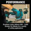 Makita XVJ05Z 18-Volt LxT Lithium-Ion Brushless Cordless Barrel Grip Jig Saw (Tool Only) Makita XVJ05Z 18-Volt LxT Lithium-Ion Brushless Cordless Barrel Grip Jig Saw (Tool Only)