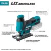 Makita XVJ05Z 18-Volt LxT Lithium-Ion Brushless Cordless Barrel Grip Jig Saw (Tool Only) Makita XVJ05Z 18-Volt LxT Lithium-Ion Brushless Cordless Barrel Grip Jig Saw (Tool Only)